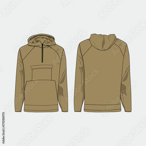 Obraz  Jacket Parachute_Vector Image And Illustrator