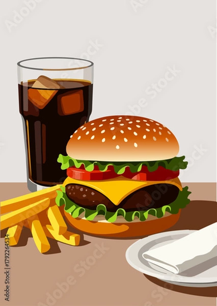 Obraz hamburger menu vector