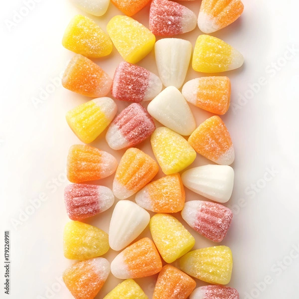 Fototapeta sweet corn candy vertical background