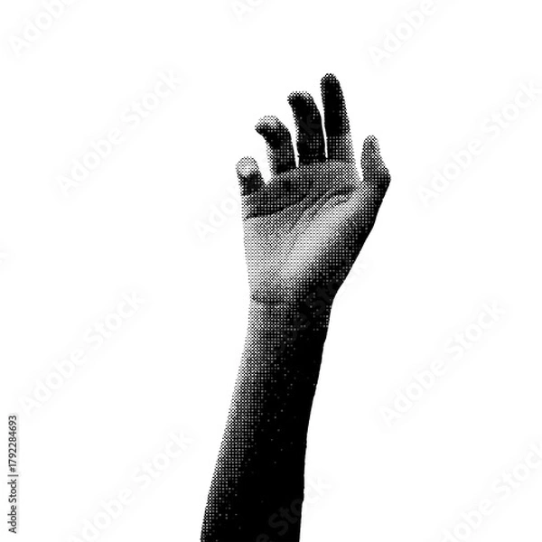 Obraz Open Palm Hand Gesture 