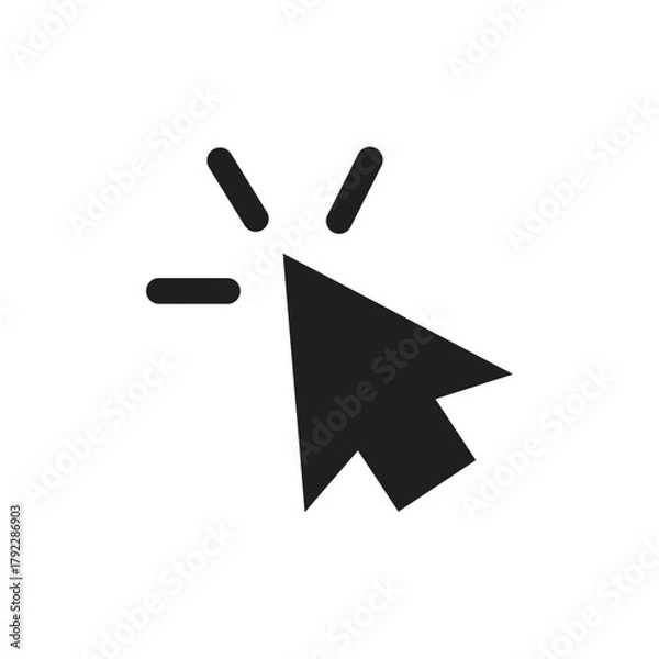 Obraz Pointer icon design template isolated illustration