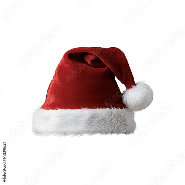 Obraz Red Santa Hat with White Fur

