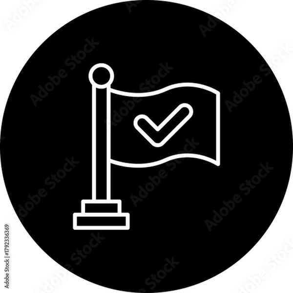 Fototapeta Flag Icon