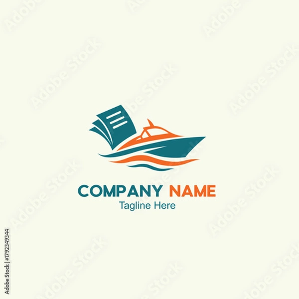 Obraz logo for company logo cargo document