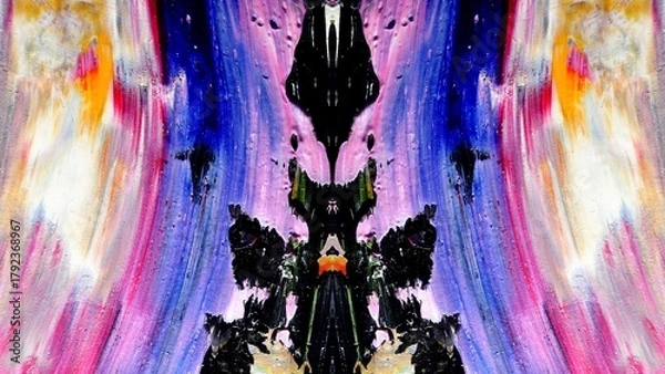 Obraz Abstract art background . Hand painting artwork on canvas .