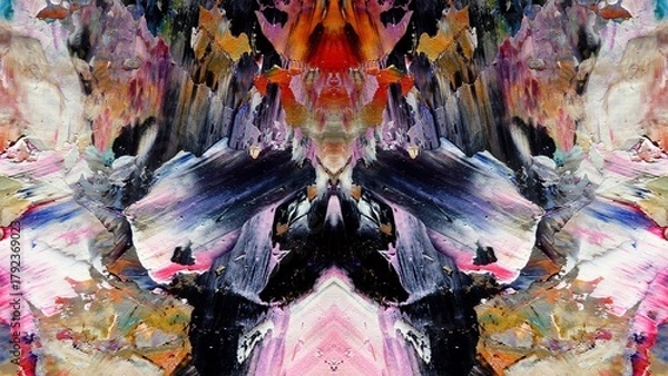 Obraz Abstract art background . Hand painting artwork on canvas .