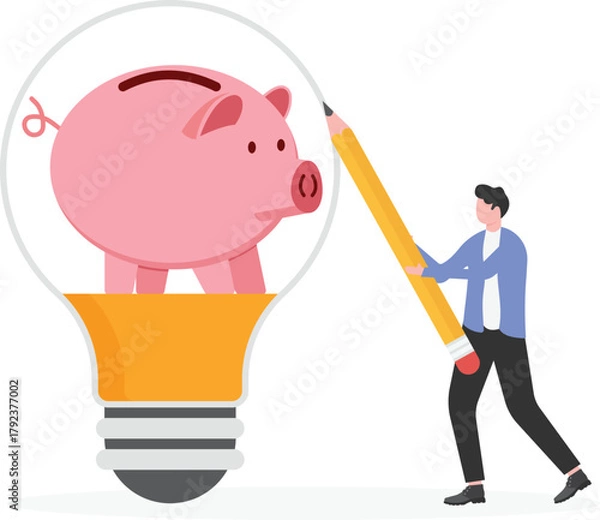 Fototapeta Working with creativity, innovative idea for best productivity, 

