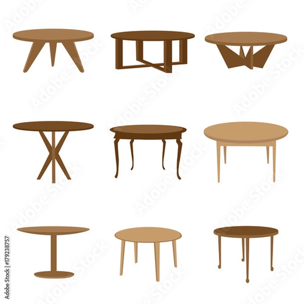 Obraz Zestaw ikon tabeli