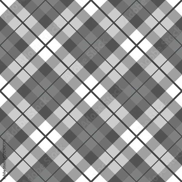 Fototapeta Argyle Pattern, Tartan Seamless Background