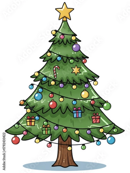 Fototapeta Christmas tree