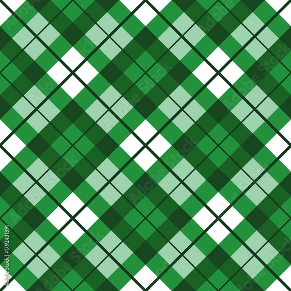 Fototapeta Argyle Pattern, Tartan Seamless Background