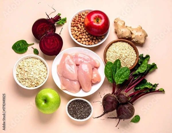 Obraz meat and vegetables