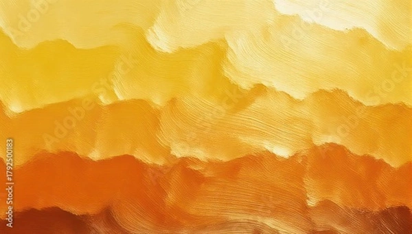 Fototapeta Abstract Watercolor Painting of Warm Hues and Textured Layers.