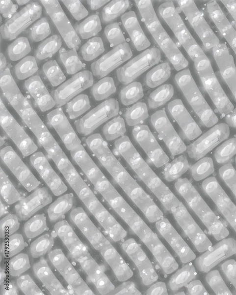 Fototapeta Abstract Light Grey Diagonal Ovals Pattern