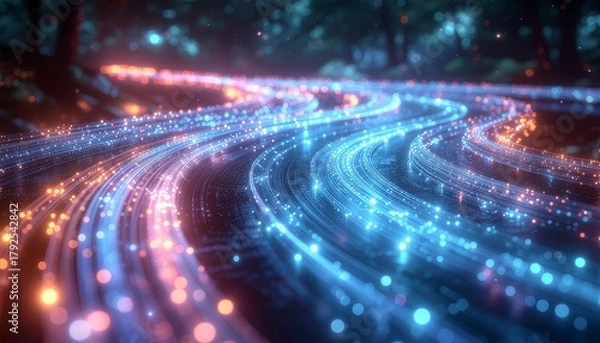 Obraz Quantum Communication Across Intelligent Digital Networks