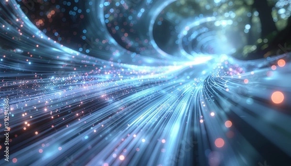 Obraz Quantum Communication Across Intelligent Digital Networks