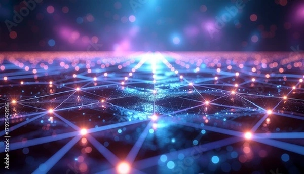 Obraz Quantum Communication Across Intelligent Digital Networks