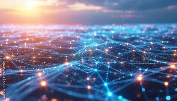 Obraz Quantum Communication Across Intelligent Digital Networks