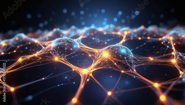 Obraz Neural Network Nodes with Quantum Interference Waves