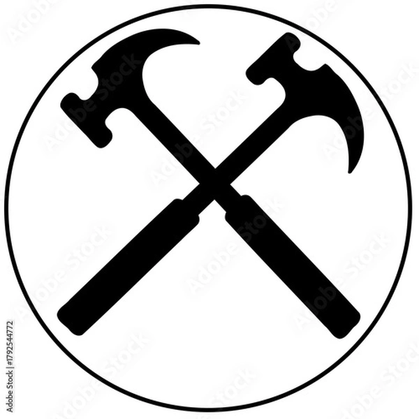 Fototapeta Hammers and Sickle/Wrench