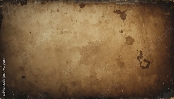 Obraz Old analog camera film texture, warm tones, dust and imperfections, nostalgic feel.