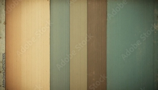 Obraz Retro photo texture with vertical color band, sepia hue, and realistic film grain overlay.