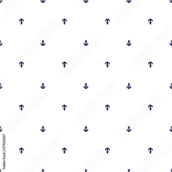 Obraz Anchor seamless pattern. Vector