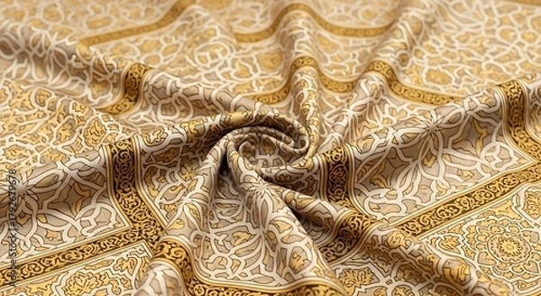 Fototapeta Elegant Moroccan Pattern Hijab Design