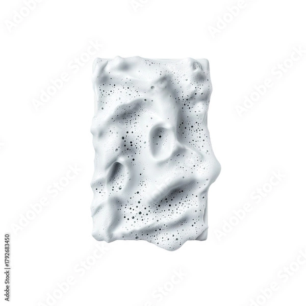 Obraz White foam on a Transparent Background