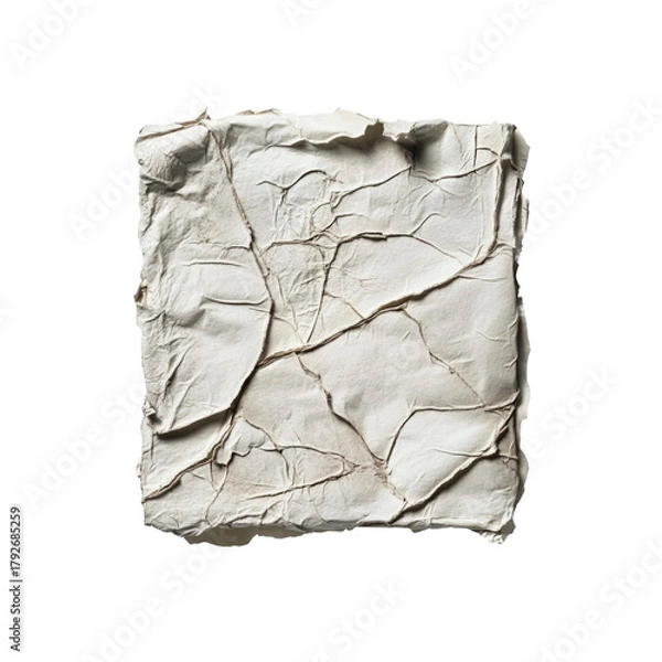 Obraz Cracked Square Paper Texture on Black