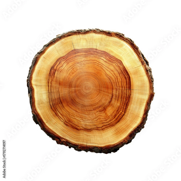 Obraz Cross section of a tree trunk