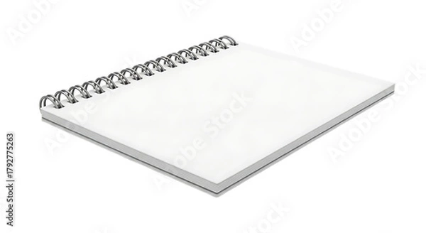 Obraz Blank spiral bound notebook