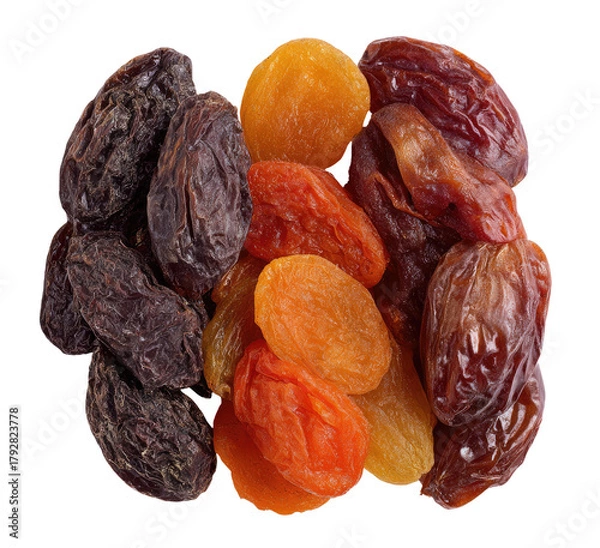 Obraz Dried fruit mix of raisins, apricots, and dates