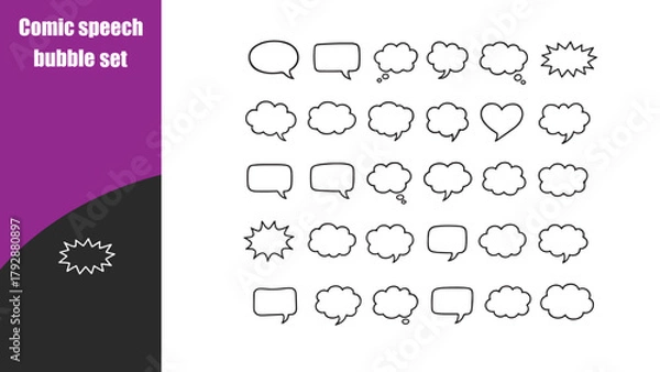 Fototapeta  Bubble  set