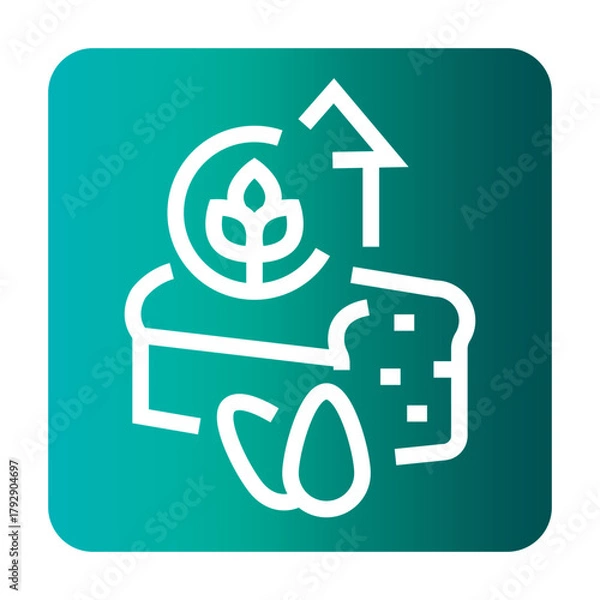 Fototapeta high fiber black line icon for digital and print projects.