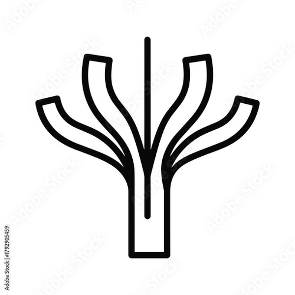 Fototapeta Abstract branching structure representing growth or development