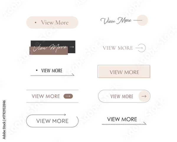 Fototapeta ボタン　ベージュ　ブラウン　ブラック　ｂ　LP　韓国　アパレル