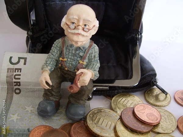 Fototapeta das kleingeld