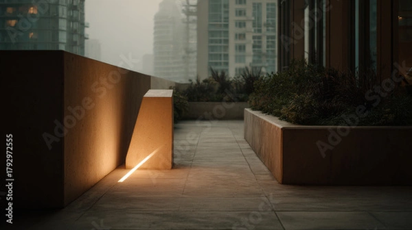 Fototapeta personal satellite illuminates pathway in darkness with its ultrabright soft light