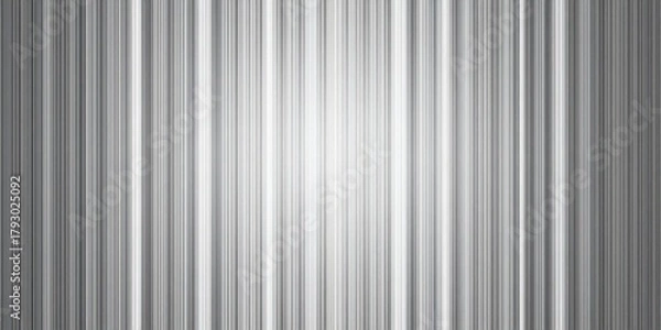 Fototapeta Soft gray and white vertical lines with glowing center