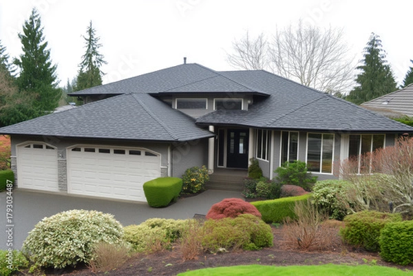 Fototapeta Roof is properly installed and meets all standards