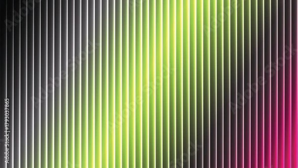 Fototapeta Vibrant vertical neon lines glowing gradient abstract background