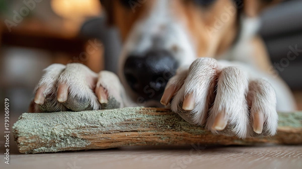 Obraz Dog Chew Stick Dusted with Dental Powder