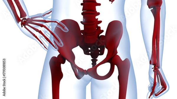 Obraz Human Skeleton System Bone Joints Anatomy