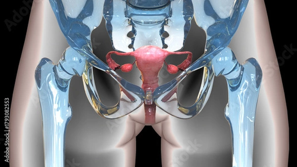 Obraz Female Reproductive System Anatomy