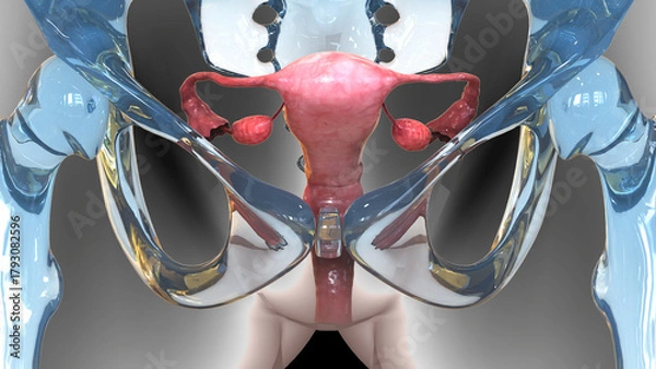 Obraz Female Reproductive System Anatomy