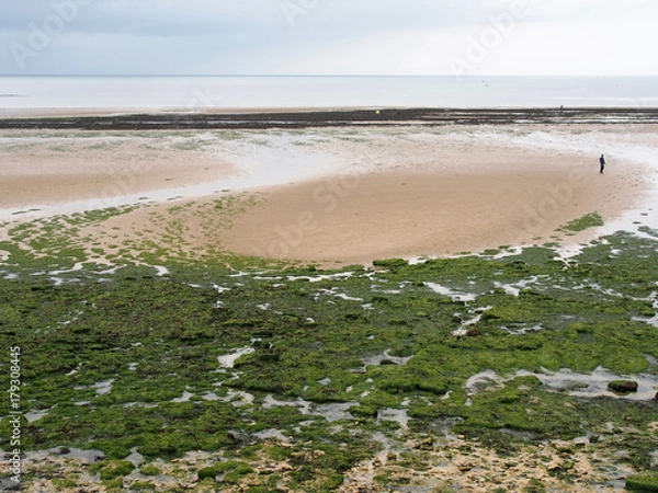 Obraz Plage de Normandie à marée basse