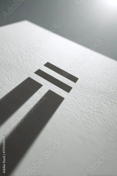 Obraz futuristic envelope with ar address featuring blurred white text bars rests against clean background