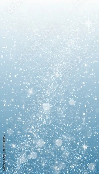 Obraz Sparkling Winter Glitter Background
