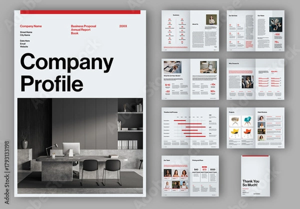 Obraz Company Profile Layout
